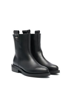 black leather ankle boots N°21 KIDS | 7529702